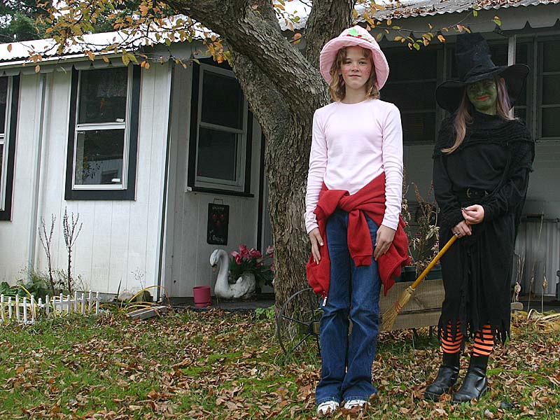 02 Kasey as Strawberry Shortcake and Rebecca the witch