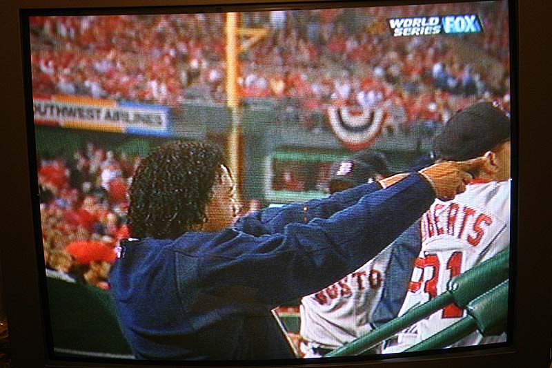 03 Pedro Red Sox World Series game