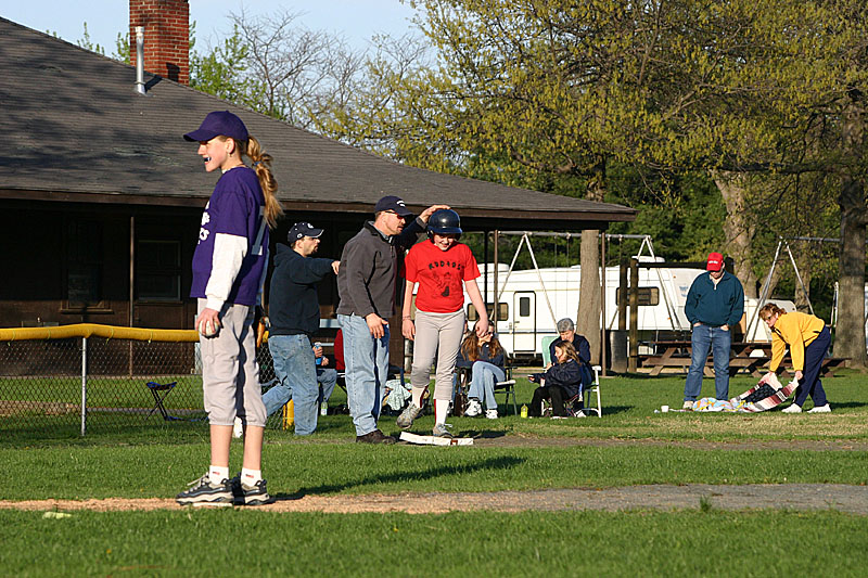 16 Amanda on third base