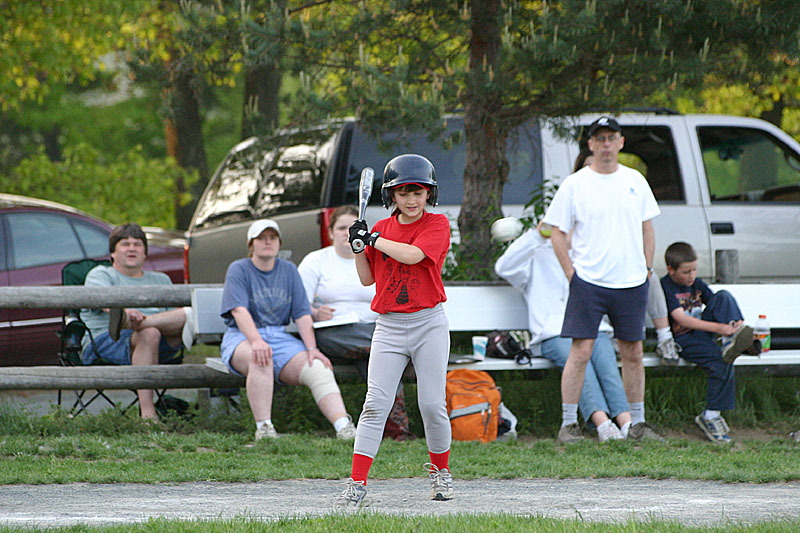 11 Rebecca at bat