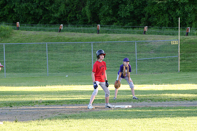 04 Emma on second base