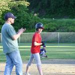 05 Emma with her dad on third base