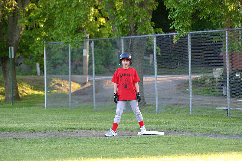 06 Rebecca on first base