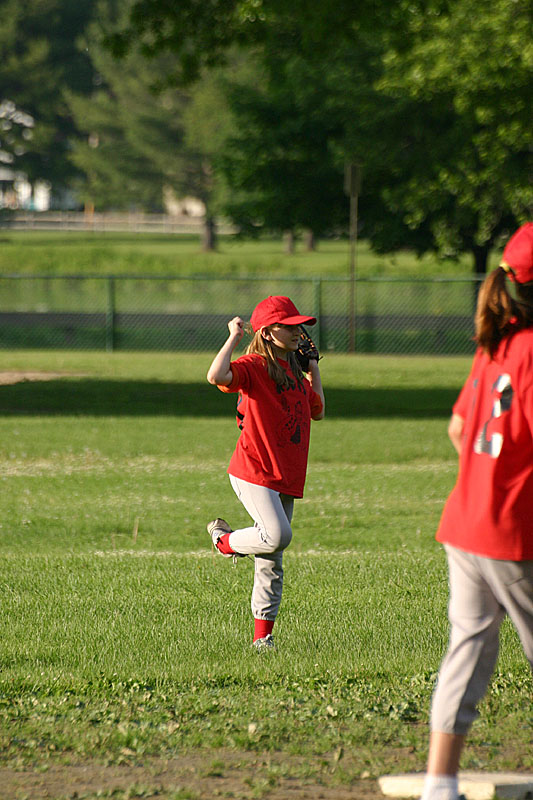 04 Rebecca in the outfield