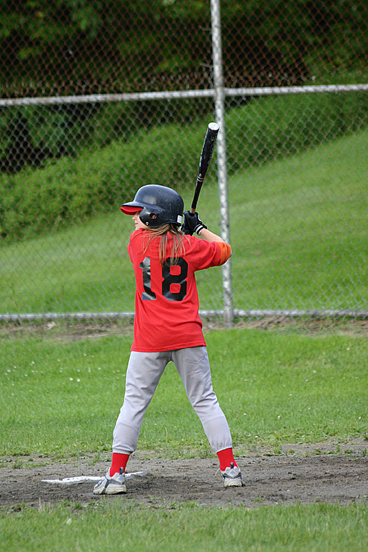 06 Rebecca at bat