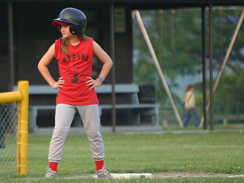 06 Rebeca on third base