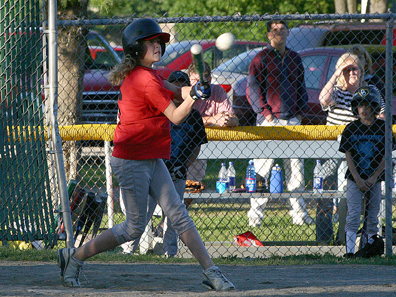 06 Emma hits the ball