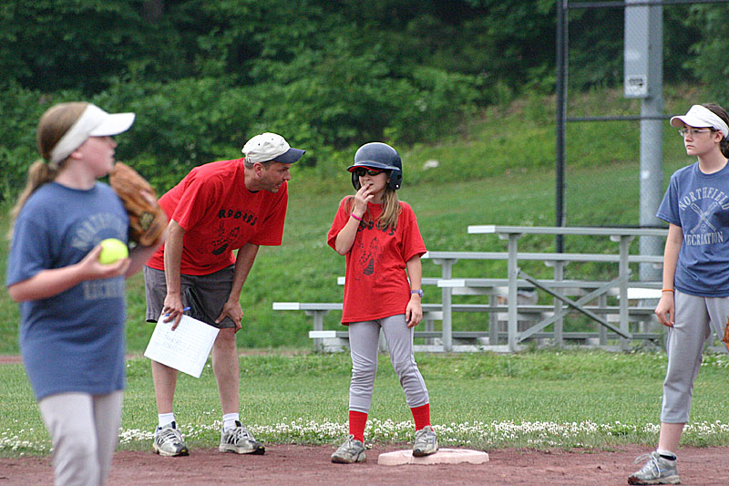 02 Rebecca on third base