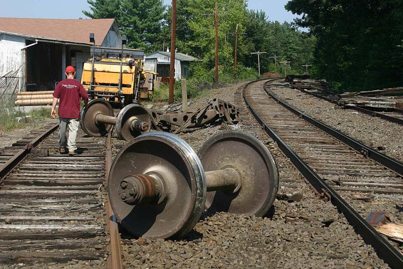 03 wheels and train debris