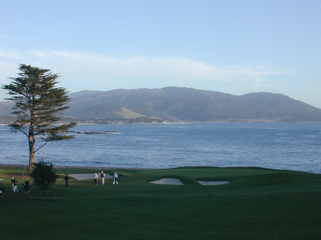 47 18th green Pebble Beach