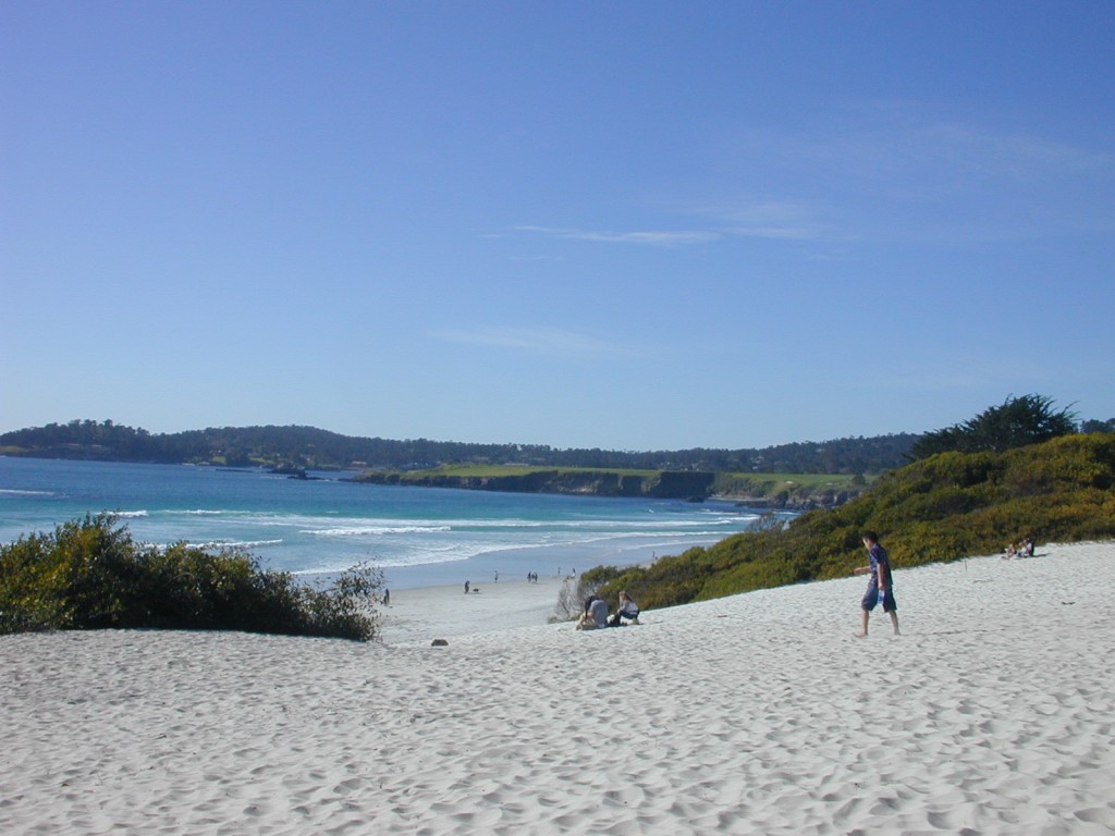 04 Pebble Beach from beach at Carmel By The Sea