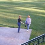 11 Buffy and Nancy walking to the 18th