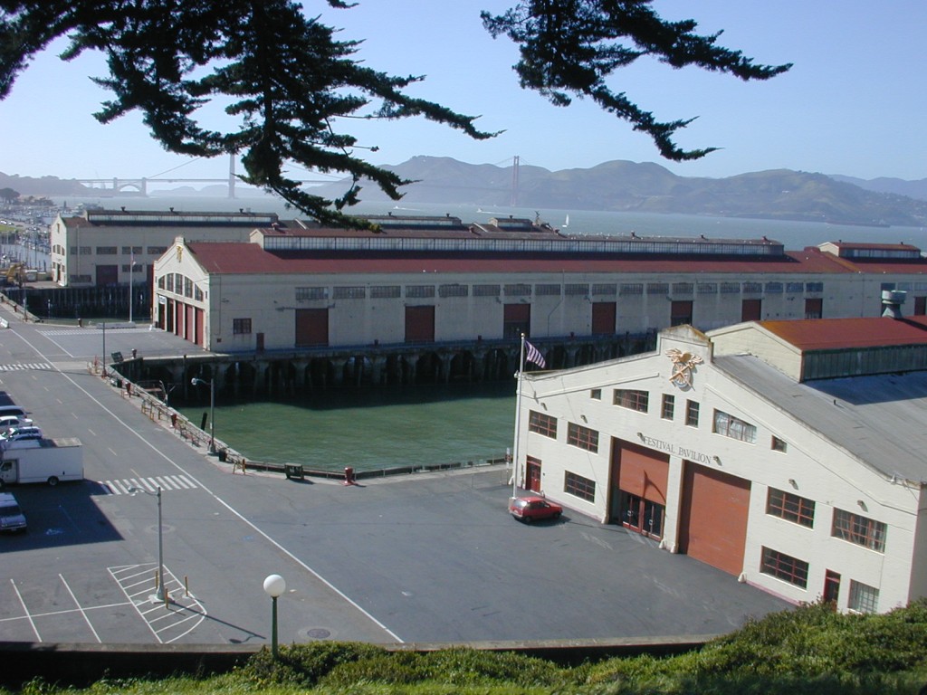 11 Fort Mason Golden Gate Bridge in background