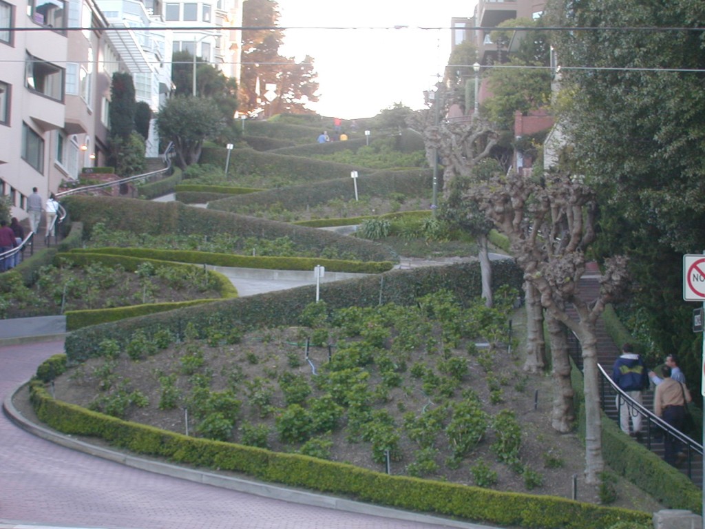 28 Lombard St The Crookedest Street closer