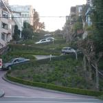 29 Lombard St The Crookedest Street with cars