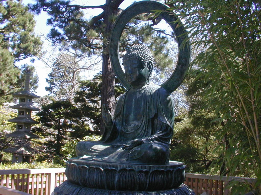 18 bronze Buddha from 1790 at Japanese Tea Garden in GGP