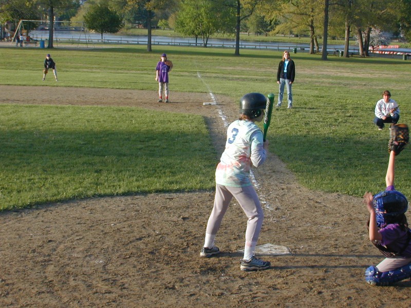 01 Rachel at bat