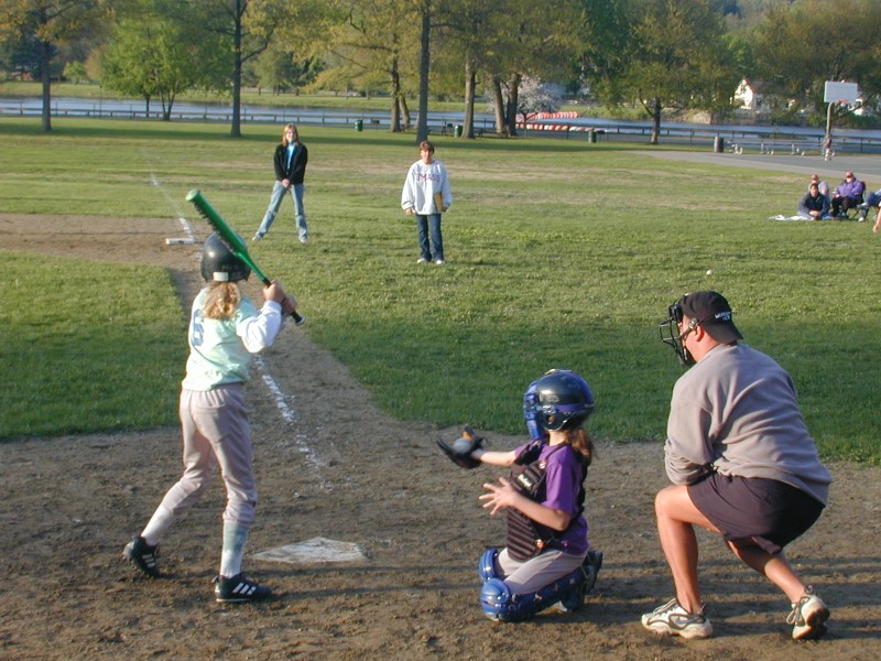 02 Emma at bat