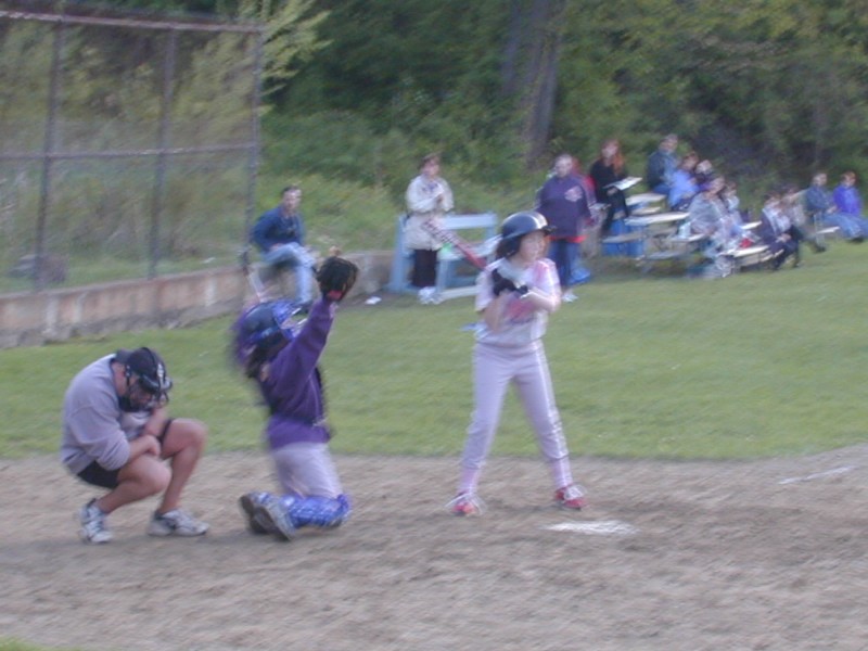 12 Kim at bat