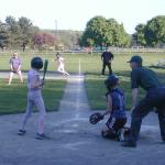01 Julianna at bat