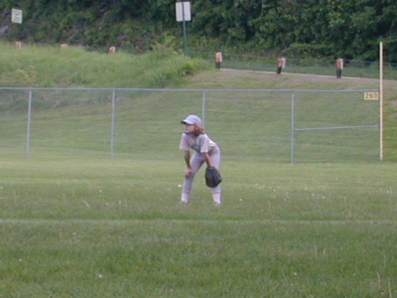 02 Rebecca in right field