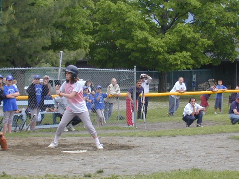 01 Sandy at bat