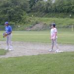 06 Christina on first base