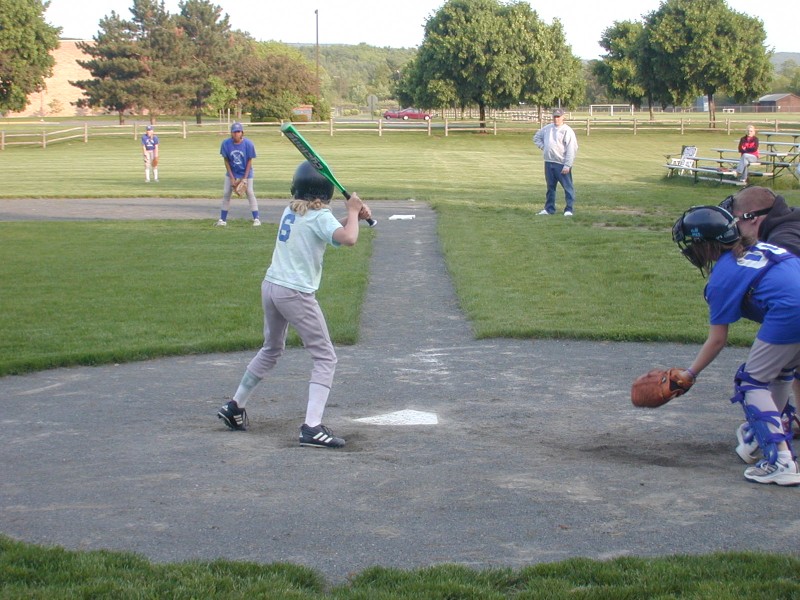 02 Emma at bat