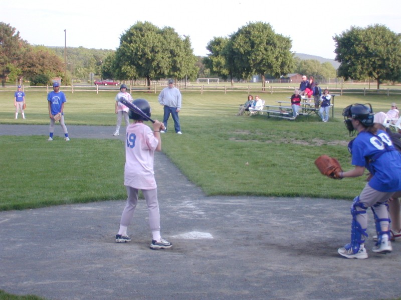 08 Kasey at bat