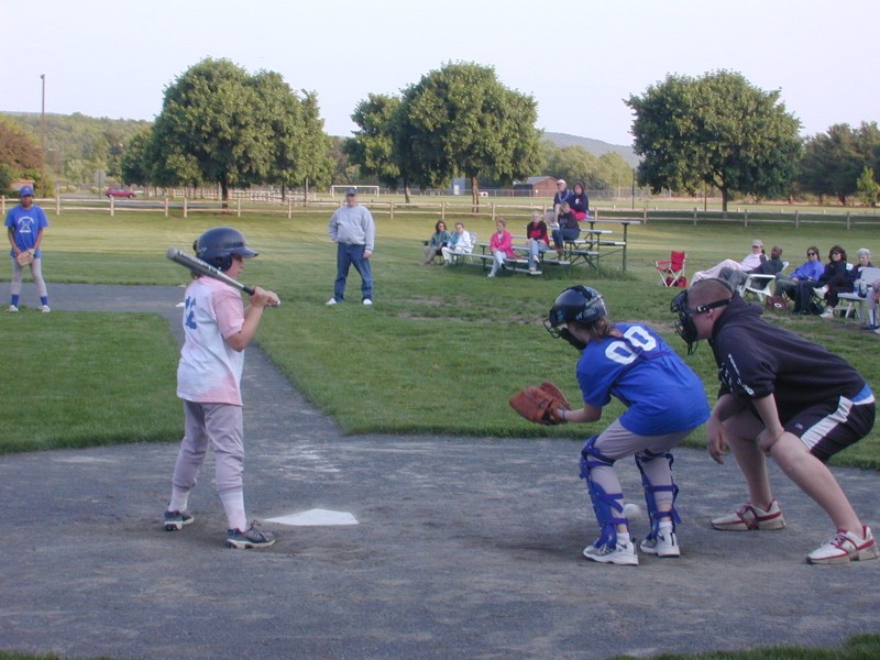 12 Nicole at bat