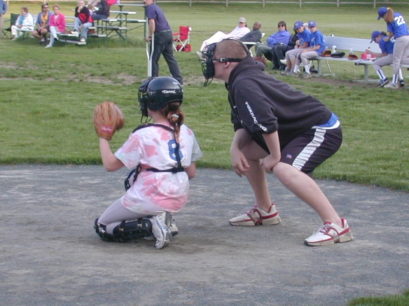 17 Christina as catcher