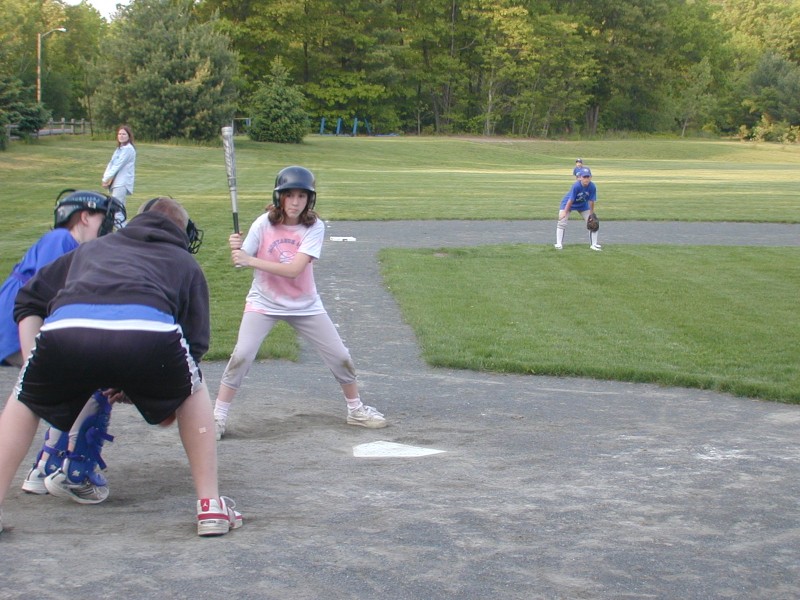 20 Sandi at bat