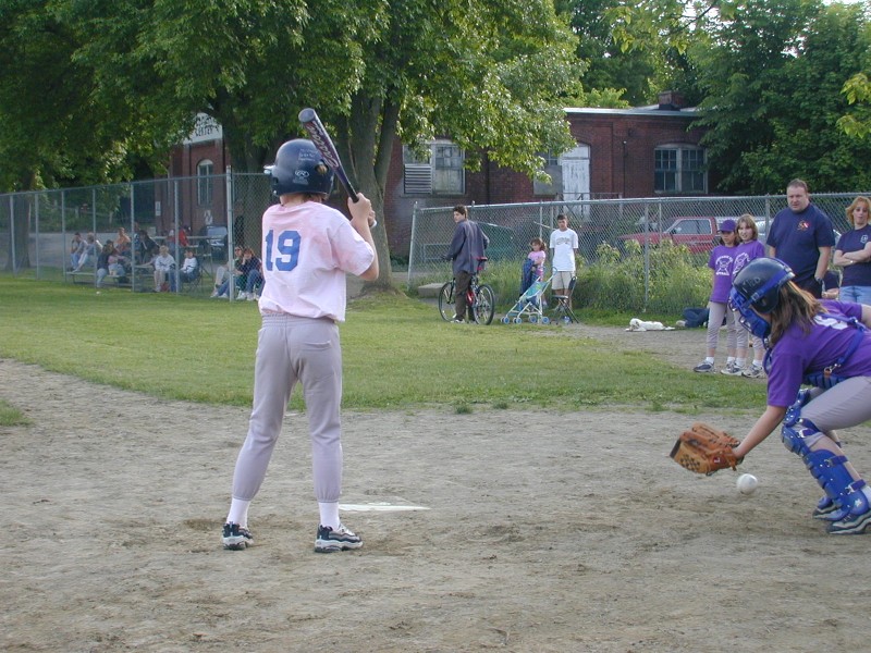 10 Kasey at bat