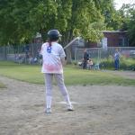 12 Christina at bat