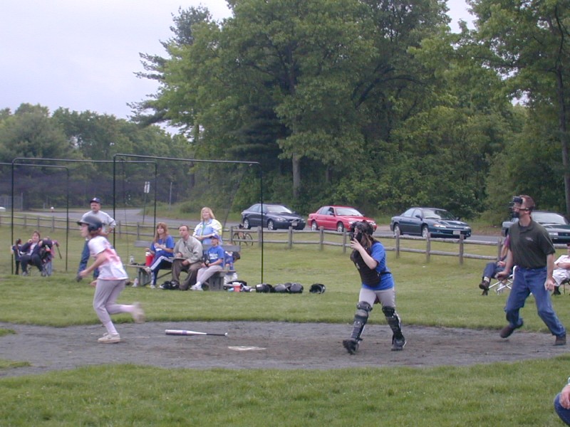 05 Sandi running to first