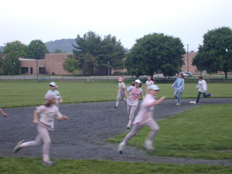 16 running the bases