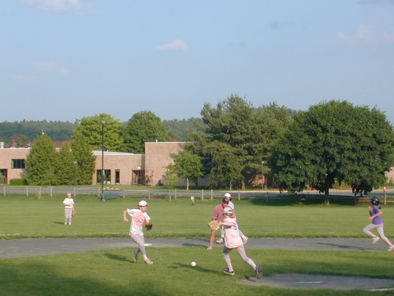 11 Julianna and Sandi going for the ball