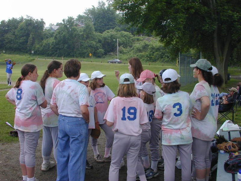 04 Coach Mary talks to the team