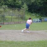 28 Jennifer at bat