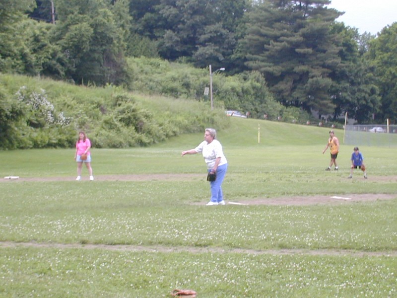 29 Grandma pitching