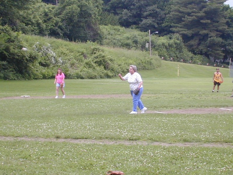 30 Grandma pitching