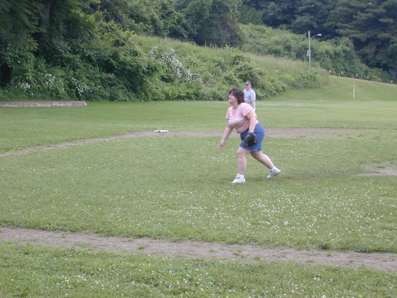 34 Jennifer pitching