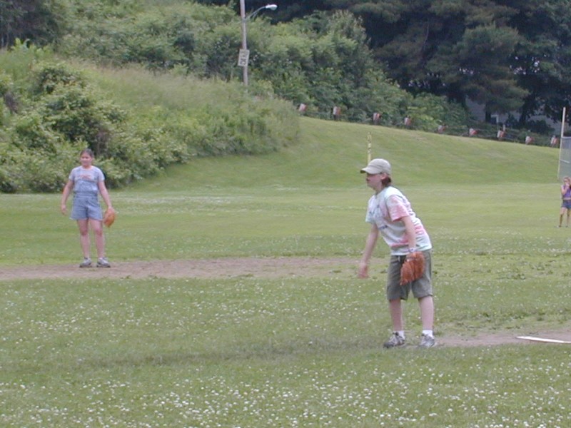 46 Rachel pitching