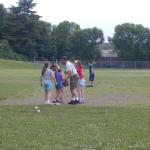 49 girls keeping Coach Wondoloski off first base