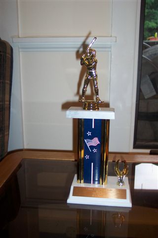 55 Chicklet 2nd place trophy