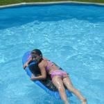 06 Rebecca in the pool