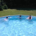 18 girls in the pool