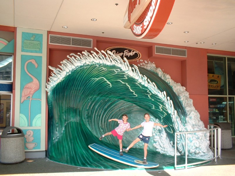 02 Rebecca Kasey Surfing At Universal Studios