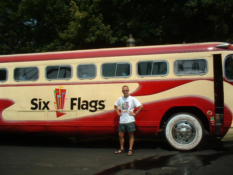 18 Bill by the Six Flags bus