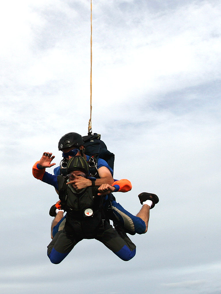 14 a great shot of my face but he is telling me to pull the ripcord